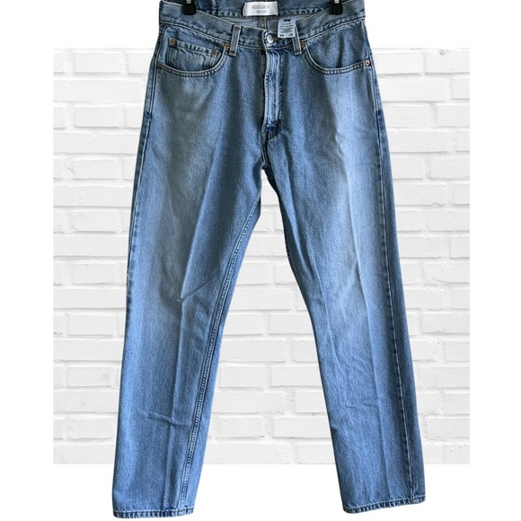 Levi's 505 Vintage Men's Jeans 100% Cotton Regular Fit Straight Leg 32 X 32 Blue - Picture 1 of 9
